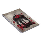 Boudoir | Sjaal luifel Oude Antieke Posters bed Notitieboek (Rechterzijde)