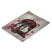 Boudoir | Sjaal luifel Oude Antieke Posters bed Notitieboek (Linkerzijde)