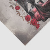 Boudoir | Sjaal luifel Oude Antieke Posters bed Tissuepapier (Detail)