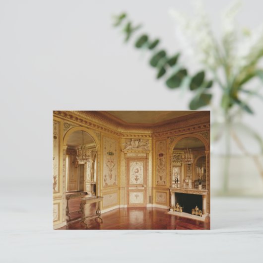 Boudoir van Marie-Antoinette, versierd in 1785 Briefkaart (Staand voorkant)