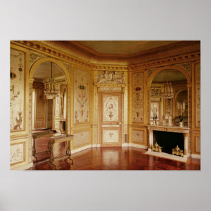 Boudoir van Marie-Antoinette, versierd in 1785 Poster