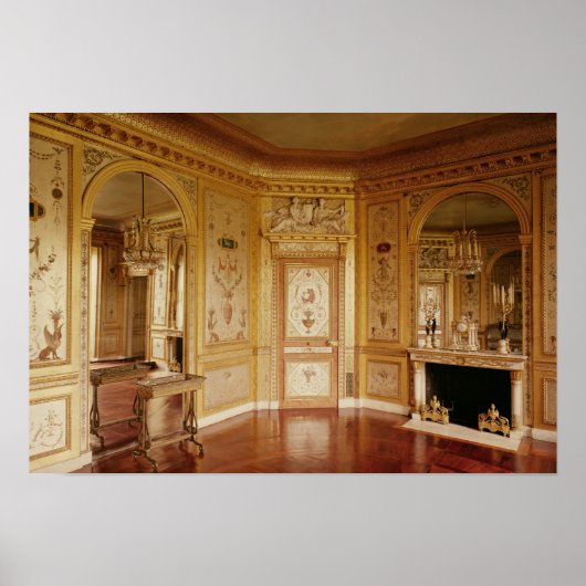 Boudoir van Marie-Antoinette, versierd in 1785 Poster (Voorkant)