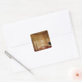 Boudoir van Marie-Antoinette, versierd in 1785 Vierkante Sticker (Envelop)