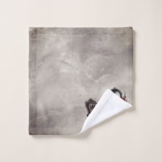 Boudoir | Vanity Mirror en Victoriaans salonstoel Bad Handdoek (Wasdoekje)