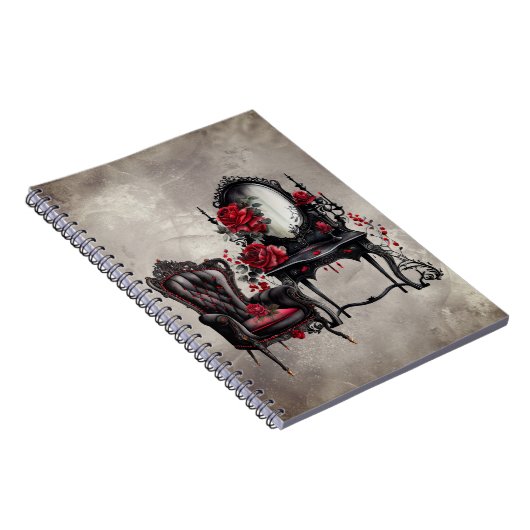 Boudoir | Vanity Mirror en Victoriaans salonstoel Notitieboek (Rechterzijde)