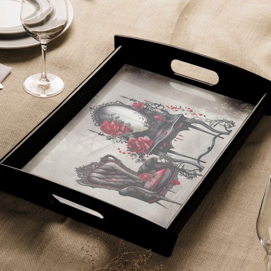 Boudoir | Vanity Mirror en Victoriaans salonstoel Tissuepapier