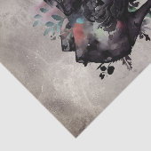 Boudoir | Victoriaans oude rode rozen hoge hak laa Tissuepapier (Detail)