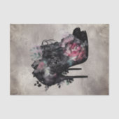 Boudoir | Victoriaans Roze Rose Hoge Heel Booties Tissuepapier (Voorkant)