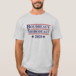 Boudreaux en Thibodeaux 2020 Verkiezingen Louisian T-shirt