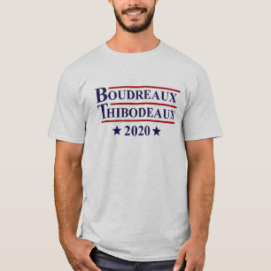 Boudreaux en Thibodeaux 2020 Verkiezingen Louisian T-shirt