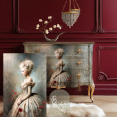 Bouffant Blooms, Rococo Elegance Portretkunst Tissuepapier