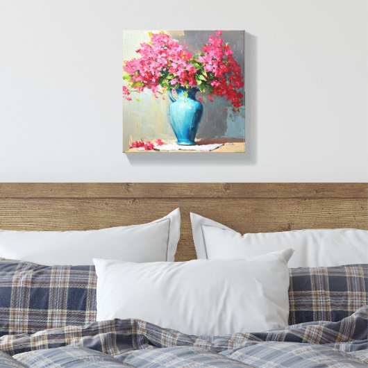 Bougainville Canvas Art Wall Decor (Insitu (Slaapkamer))