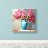 Bougainville Canvas Art Wall Decor (Insitu (Houten vloer))
