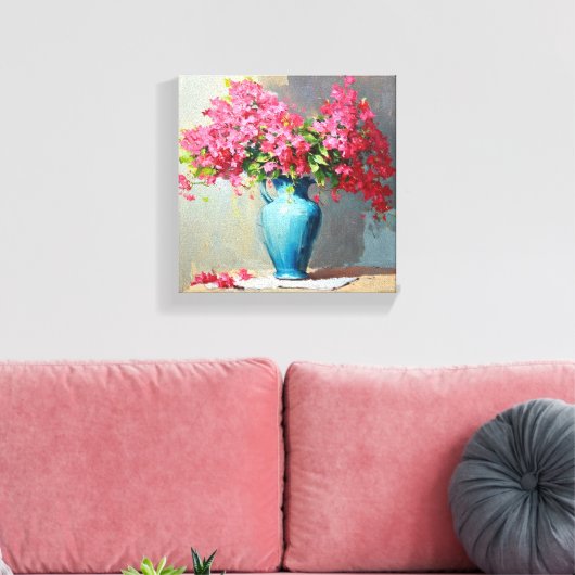 Bougainville Canvas Art Wall Decor (Insitu (Woonkamer))