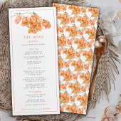 Bougainvillea abrikoos sinaasappel waterverf bruil menu