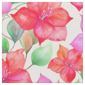 Bougainvillea aloha-patroon stof (Close Up)