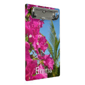 Bougainvillea and Palm Tree Tropical Nature Scene Mini Klembord (Schuin)