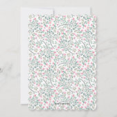 Bougainvillea Annaprashan (Eerste Rijst) Kaart (Achterkant)