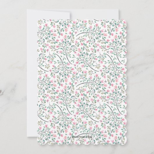 Bougainvillea Annaprashan (Eerste Rijst) Kaart (Achterkant)