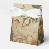 Bougainvillea Art Nouveau bruiloft Bedankdoosjes (Voorkant Zijde)