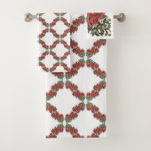 Bougainvillea Bath Towels Bad Handdoek (Insitu)