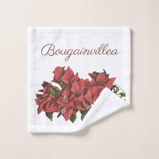 Bougainvillea Bath Towels Bad Handdoek (Wasdoekje)