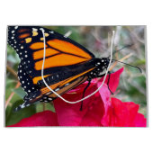 Bougainvillea bloemen met monboogvlinder groot cadeauzakje (Voorkant)