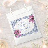 Bougainvillea Bluetile Mediterrane bruiloft Bedankzakje (Geknipt)
