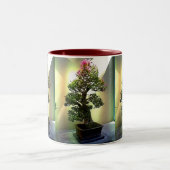 Bougainvillea Bonsai Tree Tweekleurige Koffiemok (Center)