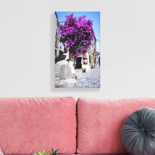 Bougainvillea Canvas Afdruk (Insitu (Woonkamer))