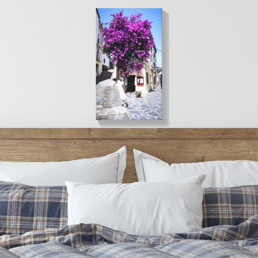 Bougainvillea Canvas Afdruk (Insitu (Slaapkamer))