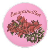Bougainvillea Ceramic Knob Keramische Knop (Voorkant)