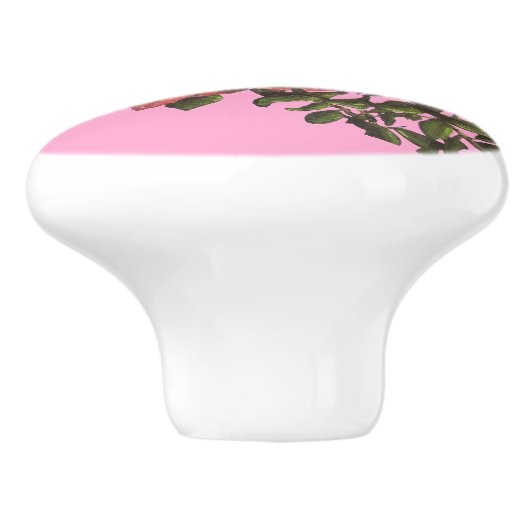 Bougainvillea Ceramic Knob Keramische Knop (Zijkant)
