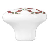 Bougainvillea Ceramic Knob Keramische Knop (Zijkant)