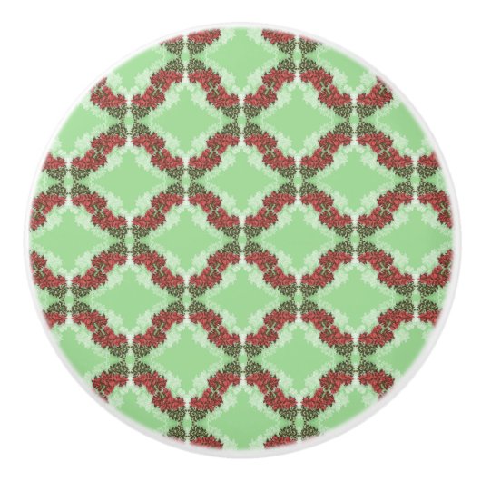 Bougainvillea Ceramic Knob Keramische Knop (Voorkant)