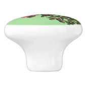Bougainvillea Ceramic Knob Keramische Knop (Zijkant)