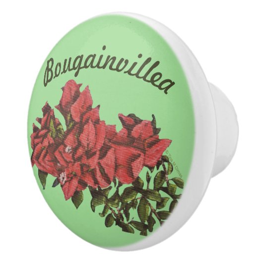 Bougainvillea Ceramic Knob Keramische Knop (Rechts)