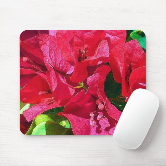 Bougainvillea Closeup Mousepad Muismat (Met muis)