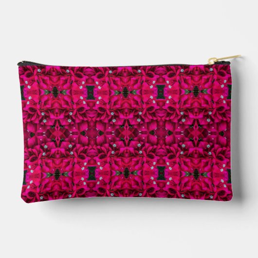 Bougainvillea Deep Pink Accessory Pouch  Etui (Achterkant)