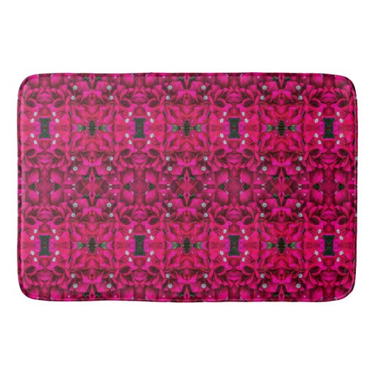 Bougainvillea Deep Pink Bath Mat (Voorkant)