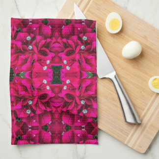 Bougainvillea Deep Pink Kitchen Towels Theedoek
