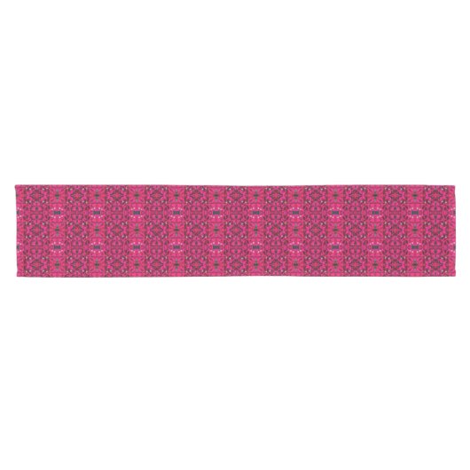 Bougainvillea Deep Pink Table Runner Korte Tafelloper (Horizontaal)