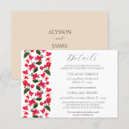 Bougainvillea Enclosure Wedding Details Kaart