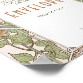 Bougainvillea Envelope Sign Guests Classic Poster (Hoek)