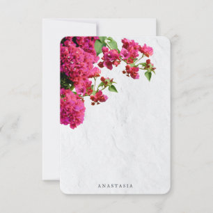 Bougainvillea Floral — Grieks eiland Bedankkaart