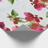 Bougainvillea Floral — Grieks eiland Cadeaupapier (Hoek)