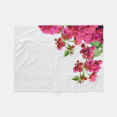 Bougainvillea Floral — Grieks eiland Fleece Deken (Voorkant (Horizontaal))