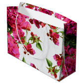 Bougainvillea Floral — Grieks eiland Groot Cadeauzakje (Achterkant Gekanteld)