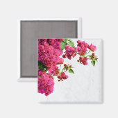 Bougainvillea Floral — Grieks eiland Magneet (Voorkant / Achterkant)
