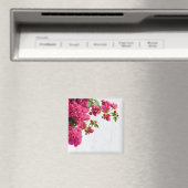 Bougainvillea Floral — Grieks eiland Magneet (Insitu (Vaatwasser))